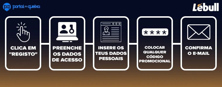 Interface do Lebull Casino em Portugal