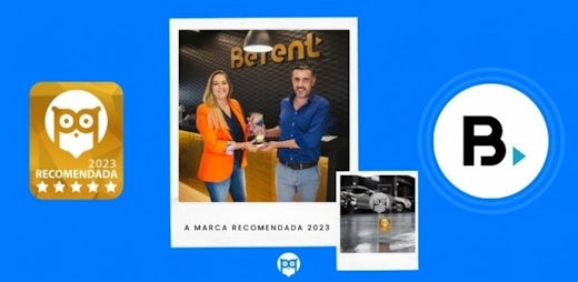 BeRent – Rent a Car eleita Marca Recomendada 2023 pela Consumers Trust