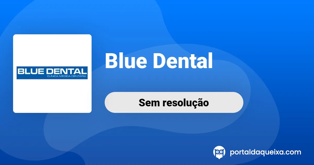 Blue Dental Caida de todas as coroas Tratamento falhado