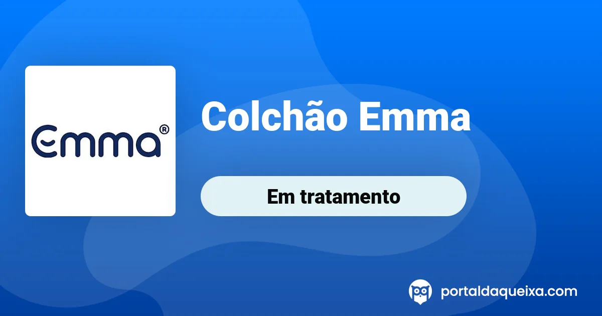 Colchão Emma - Foi feita a devolução dos produtos há 1 mês, reembolso não  foi feito nem dão respostas