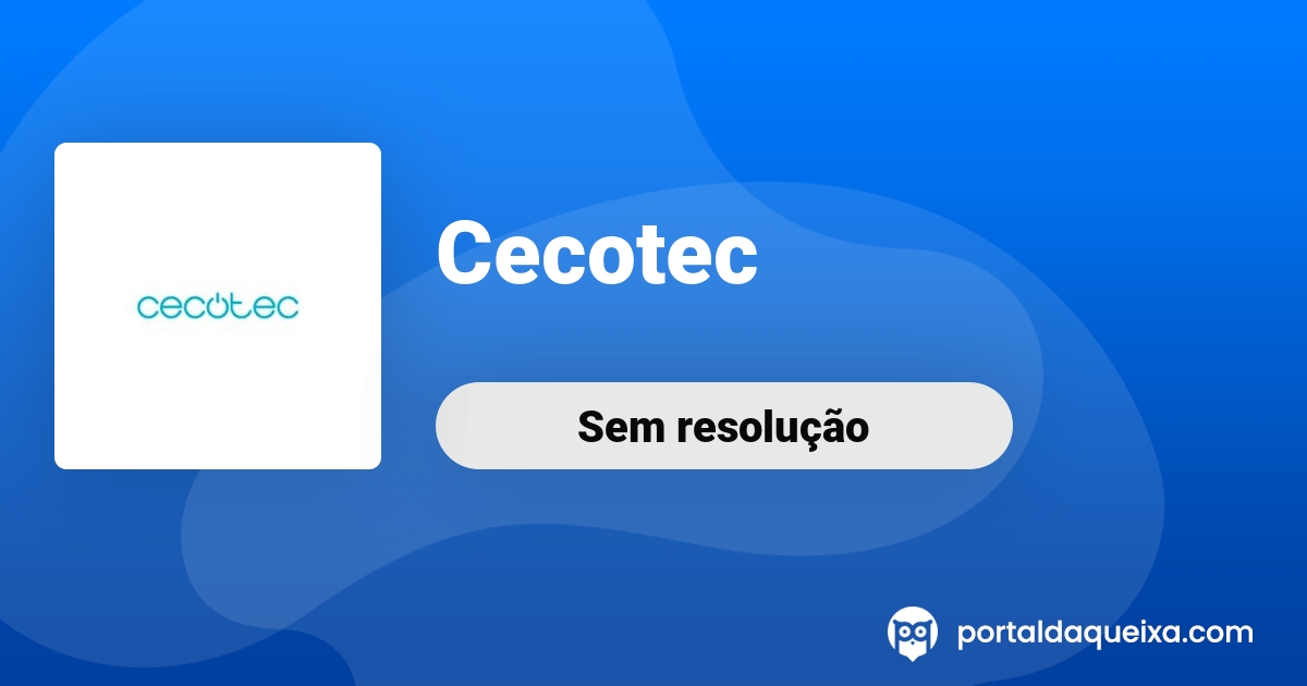 Cecotec Apoio ao cliente