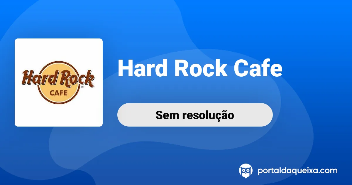 Reclamação: Hard Rock Cafe - Falta de acessibilidade a pessoas de ...