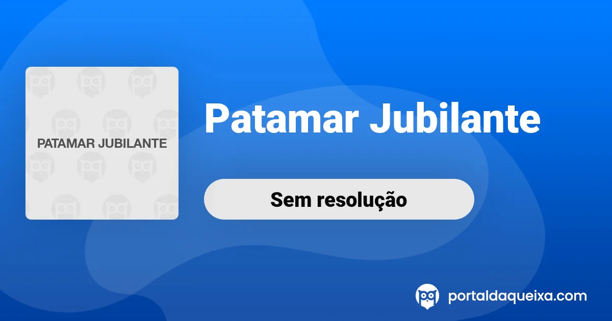 Reclamação: Patamar Jubilante - Contas não prestadas do condomínio