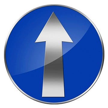 Logotipo Escola de Condução Sentido Obrigatório