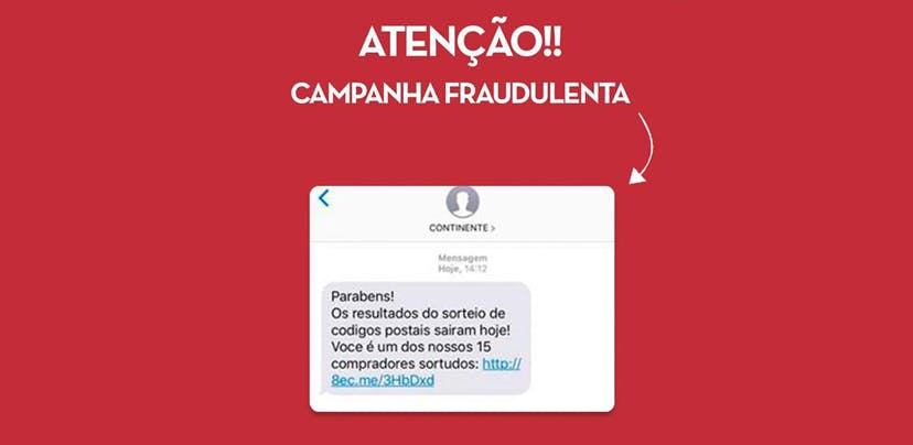 Alerta: Continente alvo de ataque pirata por SMS