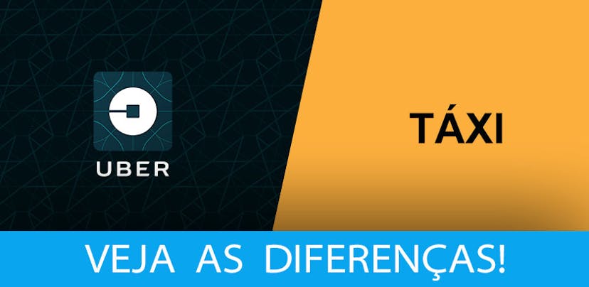 As diferenças entre os táxis e a Uber
