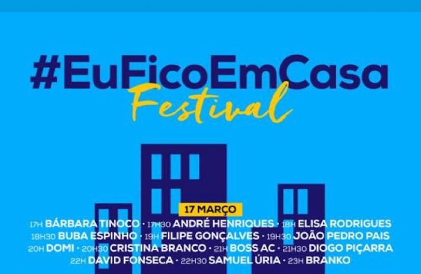 @FestivalEuFicoEmCasa. 77 artistas portugueses respondem com festival virtual ao Covid-19