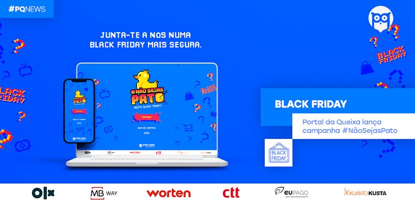  Black Friday: Portal da Queixa lança campanha #NãoSejasPato