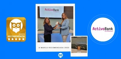 ActivoBank renova distinção Marca Recomendada 2023 